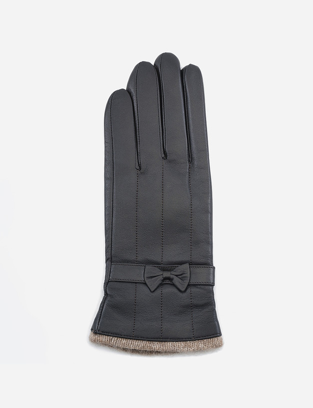 Коричневые женские перчатки MASCOTTE 717-0208-0509 | ракурс 1