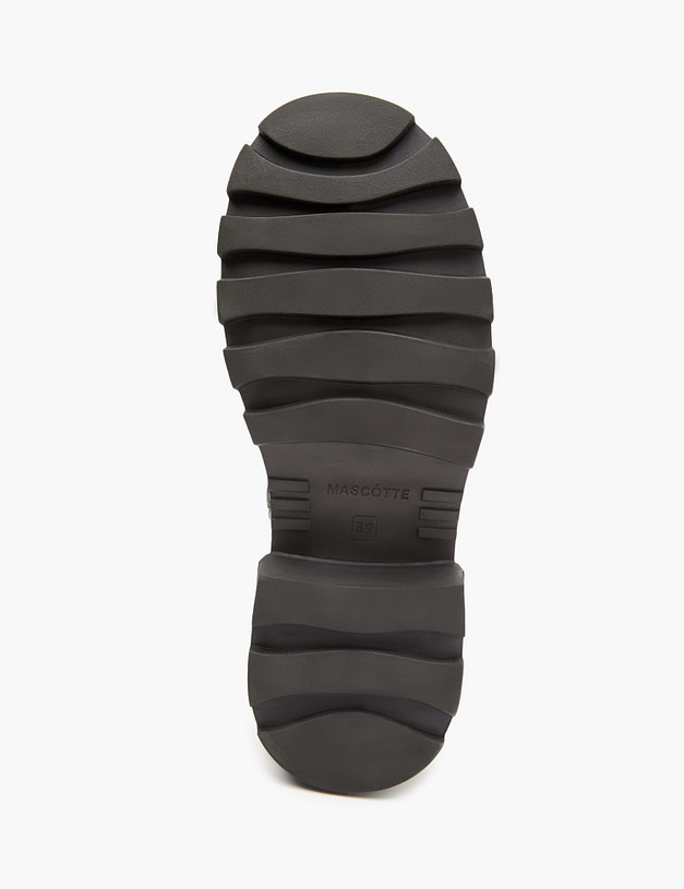 Черные женские зимние ботинки из кожи MASCOTTE 58-321931-7100M | ракурс 5