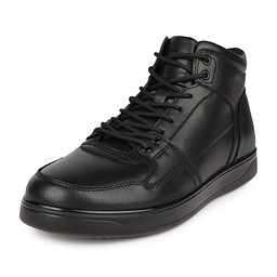 58-42MZ-A357VN Ботинки мужские кож.спилок/шерсть-и.мех черн, Zenden