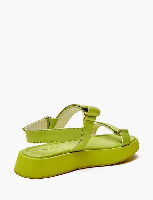 Зеленые женские сандалии MASCOTTE 172-4126212-6547M | ракурс 3