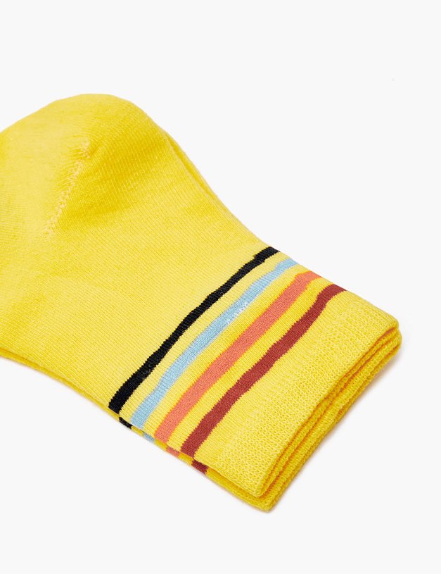 Желтые детские носки MASCOTTE 764-3212-2618 | ракурс 2