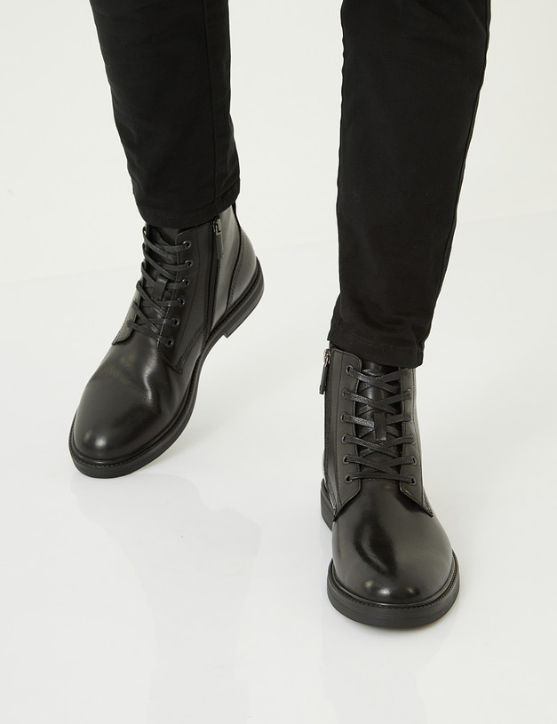 Черные мужские ботинки MASCOTTE 22-120824-3128M | ракурс 1