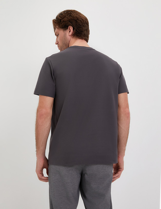 Темно-серая мужская футболка MASCOTTE 873-4105-2610 | ракурс 2