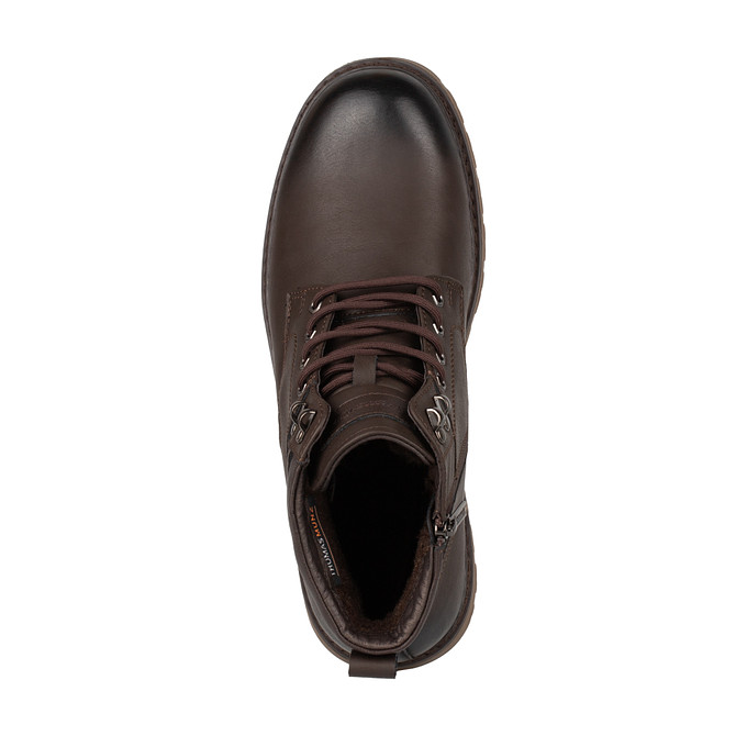 Коричневые мужские ботинки-хайкеры из кожи «Томас Мюнц»