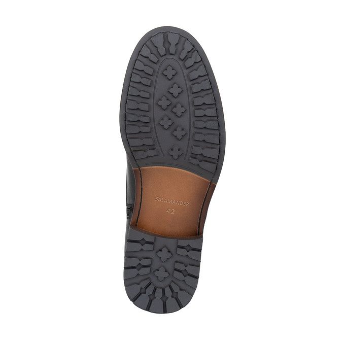 Черные мужские кожаные ботинки "Саламандер"