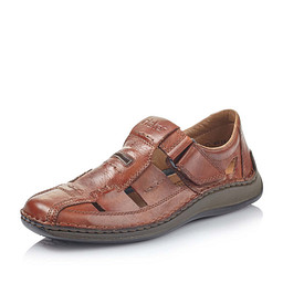 05284-24 Туфли мужские нат.кожа/и.кожа корич, Rieker