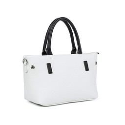 PF-61BWK-022 Сумка женская и.кожа/текстиль бел-черн, S, Zenden