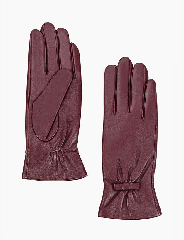 Бордовые женские перчатки MASCOTTE 709-1223-105 | ракурс 1