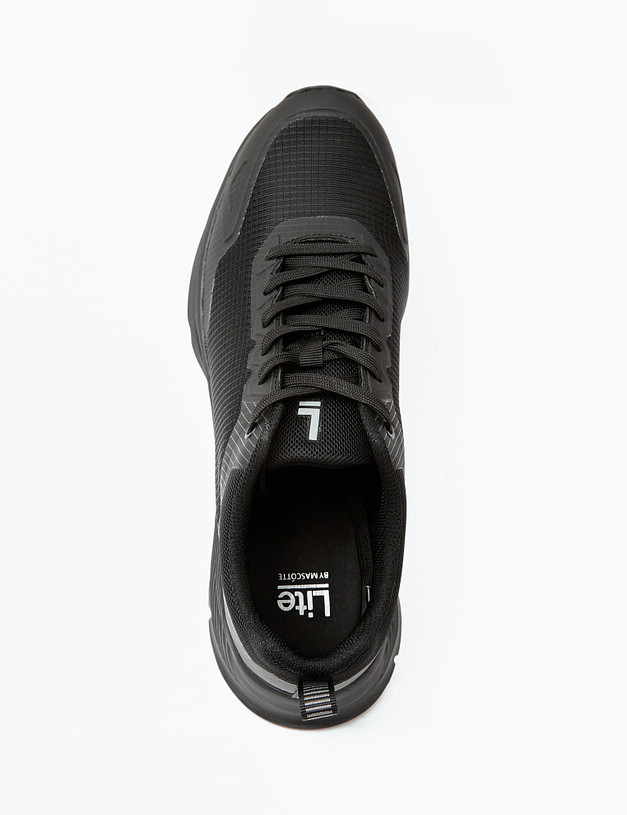 Черные мужские кроссовки из текстиля MASCOTTE 189-411321-0202 | ракурс 5