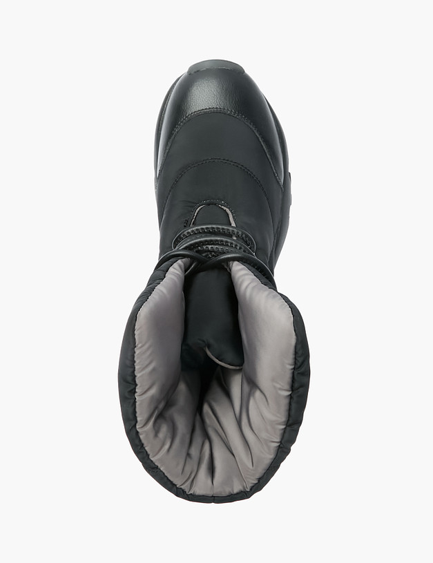 Черные женские ботинки-дутики MASCOTTE 234-123852-0202 | ракурс 4