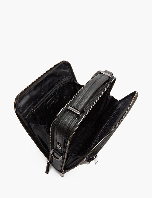 Черная мужская сумка-планшет MASCOTTE 622-3113-102 | ракурс 4