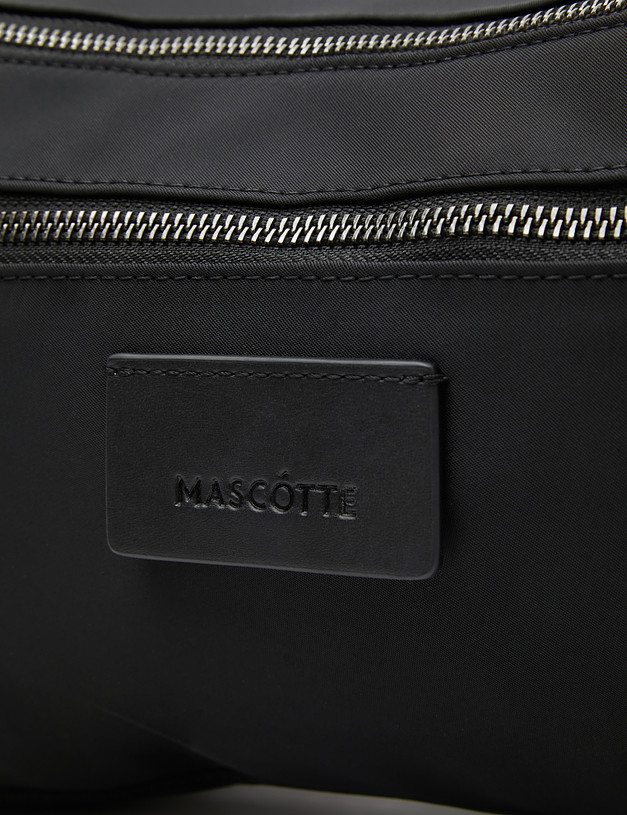 Черная мужская поясная сумка MASCOTTE 604-4128-202 | ракурс 6