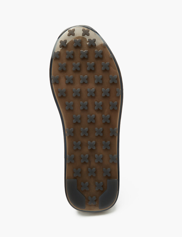 Серые мужские кроссовки с коричневыми вставками MASCOTTE 128-311011-0210 | ракурс 5