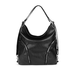 NA-52BWC-034 Сумка женская и.кожа/текстиль черн, L, Zenden