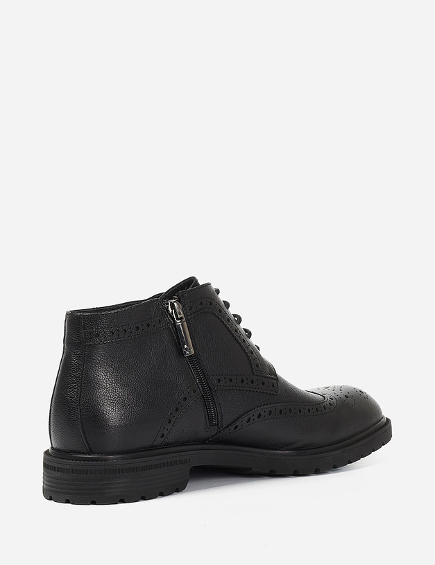 Черные мужские ботинки MASCOTTE 128-122322-0102 | ракурс 4