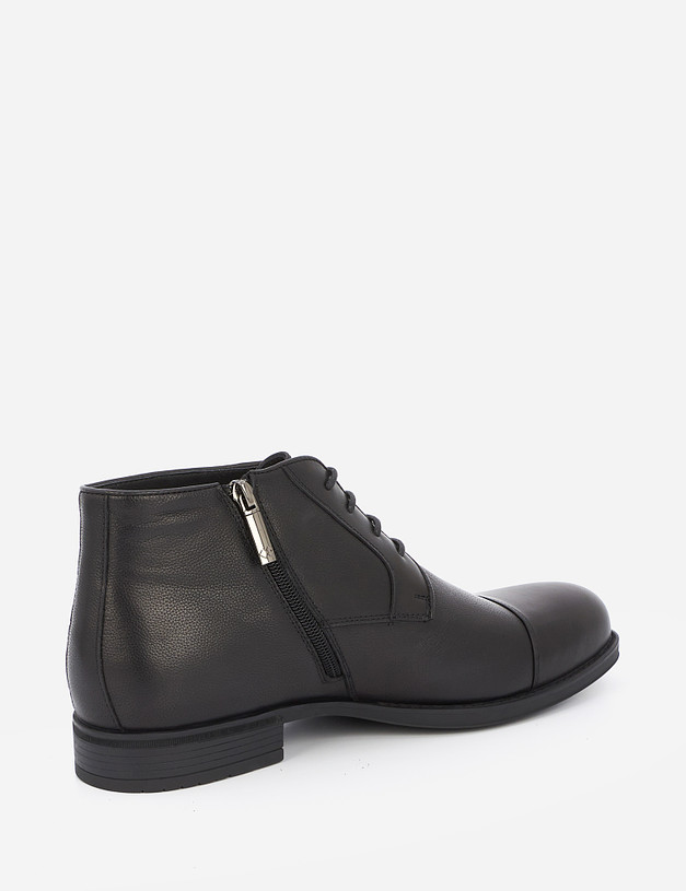 Черные осенние мужские ботинки MASCOTTE 128-121621-0102 | ракурс 4