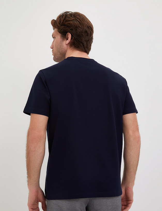 Темно-синяя мужская футболка MASCOTTE 873-4105-2603 | ракурс 2