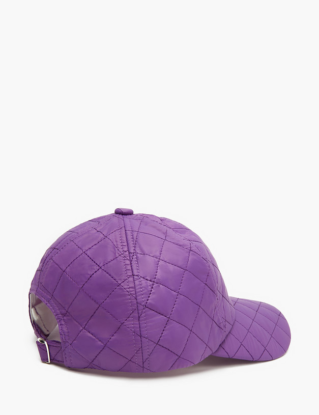 Фиолетовая стеганая кепка MASCOTTE 746-2202-2407 | ракурс 5