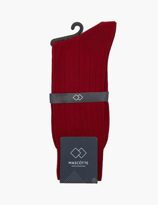 Бордовые мужские носки MASCOTTE M2211-13 | ракурс 2