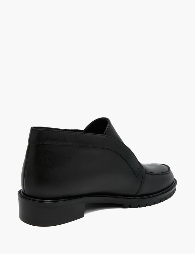 Черные кожаные женские ботинки MASCOTTE 172-2265421-3199M | ракурс 3