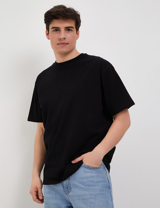 Черная мужская футболка MASCOTTE 848-4144-2602 | ракурс 1