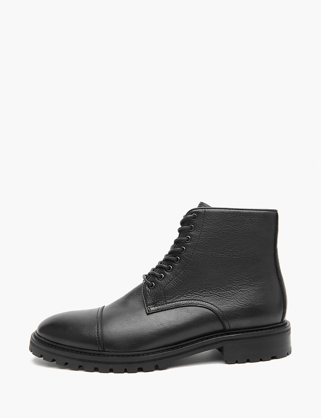 Черные зимние мужские ботинки MASCOTTE 22-321931-0102 | ракурс 1