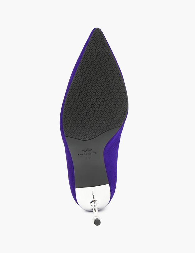 Темно-фиолетовые женские туфли на шпильке MASCOTTE 172-210211-0603 | ракурс 6