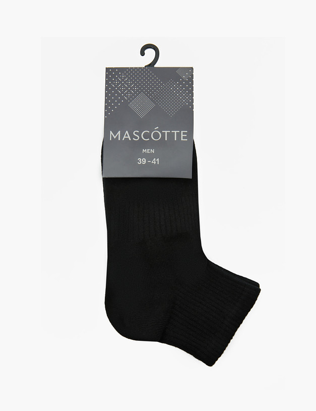 Черные мужские носки MASCOTTE 724-2202-2602 | ракурс 1