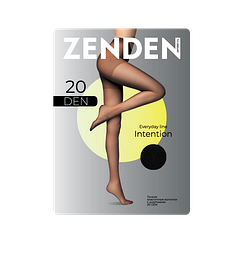969_21_Intention_20_p.2_N Колготки женские  20 ден черн, Zenden