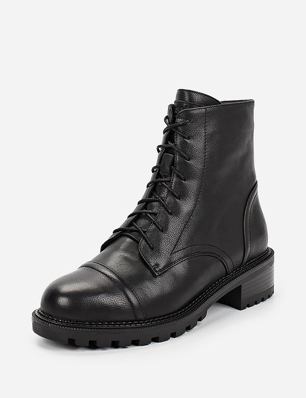 Черные женские ботинки MASCOTTE 126-0286731-3108M | ракурс 3