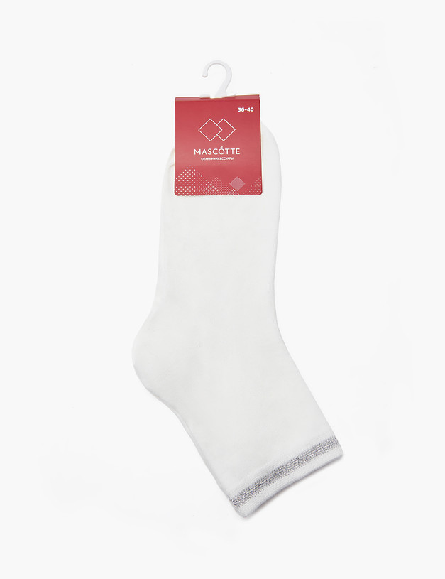 Белые женские носки MASCOTTE 764-3217-2601 | ракурс 1