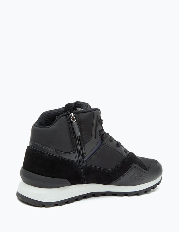 Черные зимние мужские кроссовки MASCOTTE 189-1212355-0602 | ракурс 3