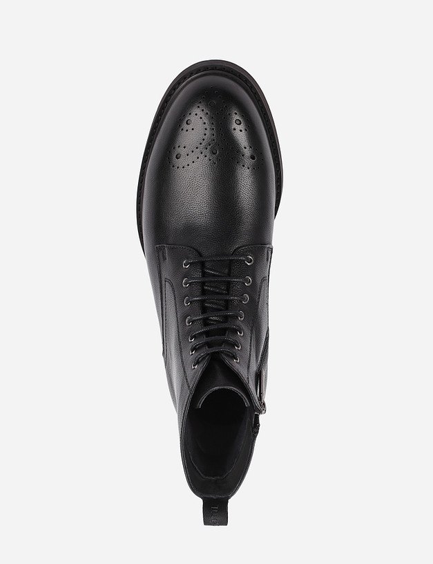 Черные мужские ботинки MASCOTTE 128-1273324-0102 | ракурс 4