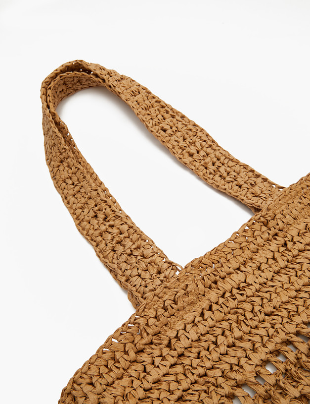Плетеная женская сумка-шоппер MASCOTTE 776-4130-2409 | ракурс 5
