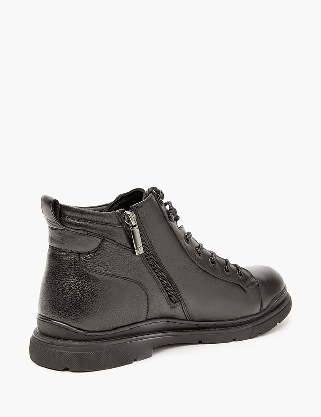 Черные мужские зимние ботинки MASCOTTE 58-323332-0102 | ракурс 4