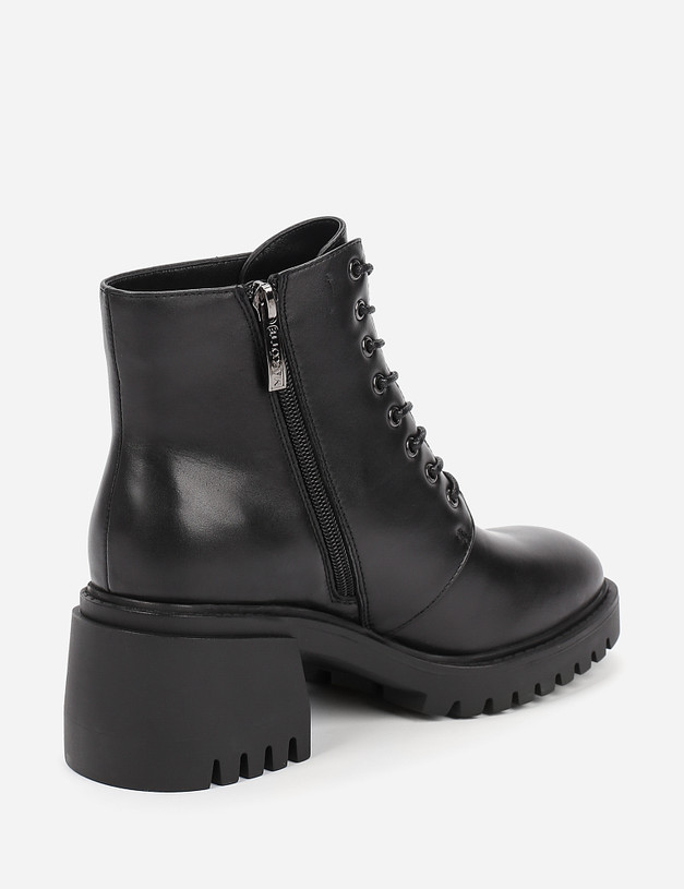 Черные женские ботинки MASCOTTE 15-120421-3199M | ракурс 4
