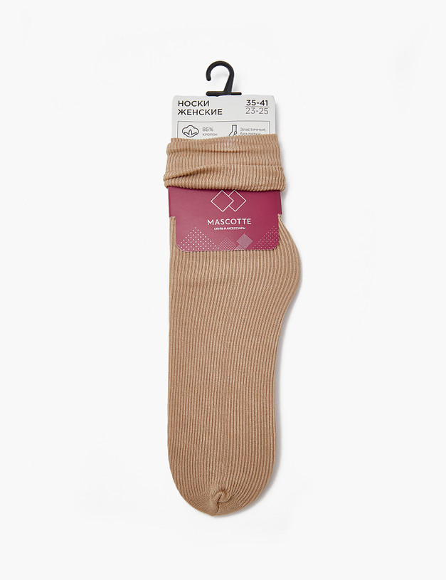 Бежевые женские носки MASCOTTE 764-3214-2608 | ракурс 1