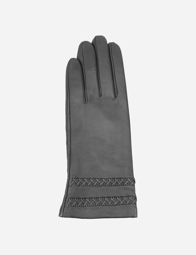 Черные женские перчатки MASCOTTE 709-0208-102 | ракурс 1