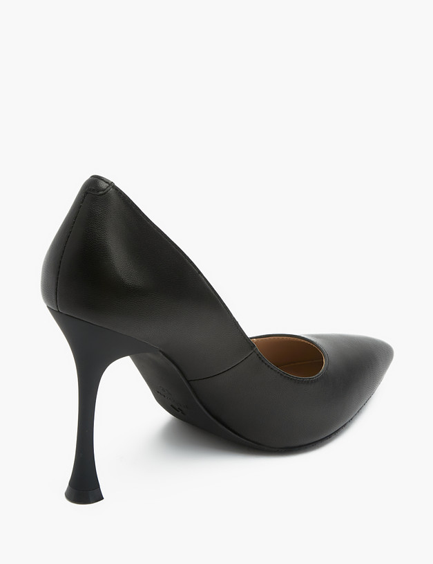 Черные кожаные женские туфли MASCOTTE 172-318711-3501M | ракурс 3