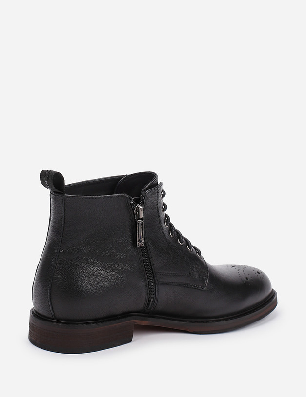 Черные мужские ботинки MASCOTTE 128-1273324-0102 | ракурс 3