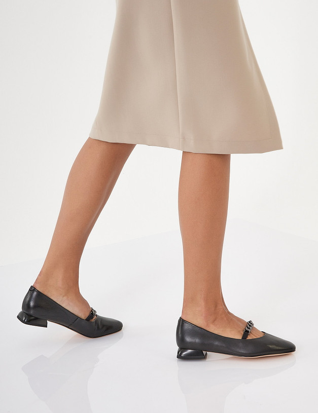 Черные женские туфли MASCOTTE 126-120212-3501M | ракурс 1