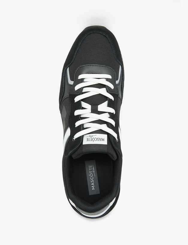 Черные мужские кроссовки с контрастными вставками MASCOTTE 189-3114523-0202 | ракурс 4