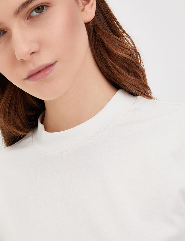 Белая женская футболка MASCOTTE 888-4124-2601 | ракурс 4