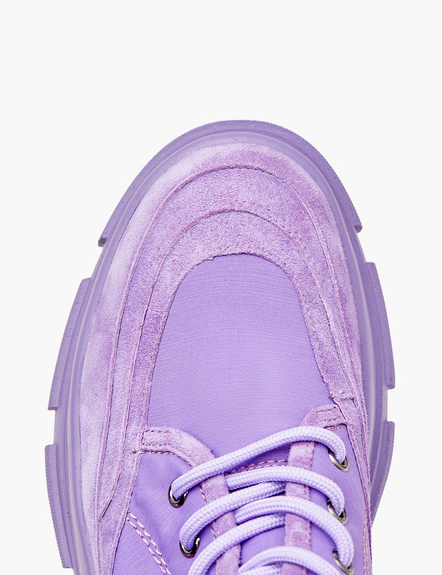 Фиолетовые женские ботинки MASCOTTE 233-3201921-0207 | ракурс 4