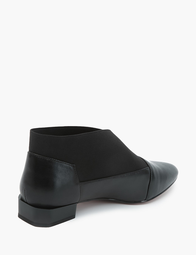 Черные женские ботинки из кожи MASCOTTE 21-210211-0502 | ракурс 5