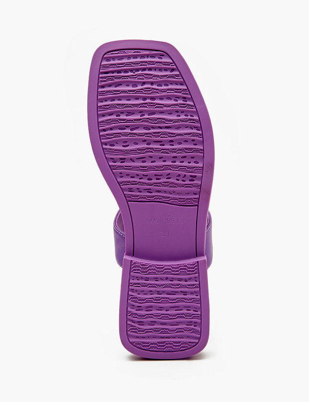 Фиолетовые женские сандалии из натуральной кожи MASCOTTE 94-410811-0507 | ракурс 6