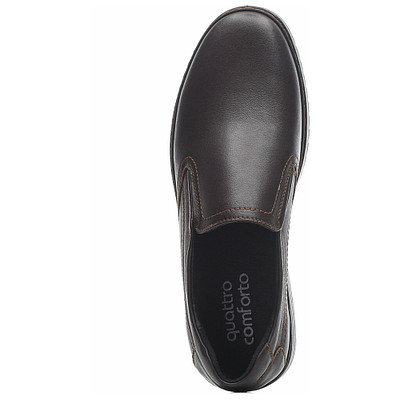 Туфли quattrocomforto 98-33MV-027KK, цвет коричневый, размер 40 - фото 5
