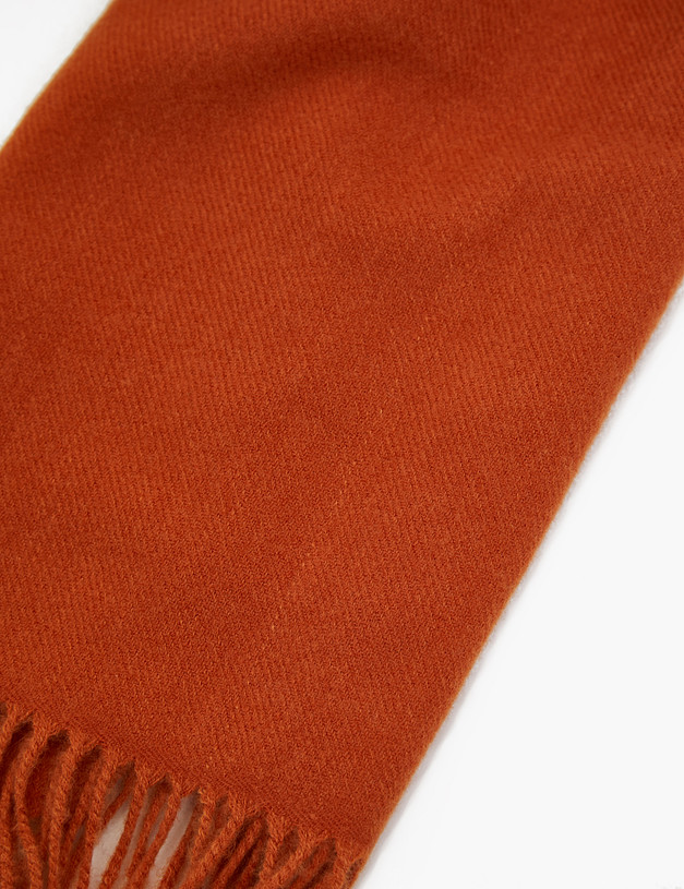 Рыжий женский шарф MASCOTTE 766-3210-2413 | ракурс 3