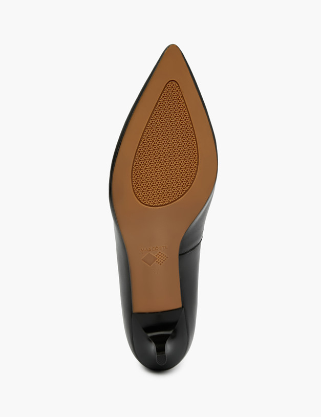 Черные женские туфли на низком каблуке MASCOTTE 126-321111-3501M | ракурс 5