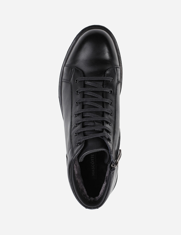 Черные мужские ботинки MASCOTTE 128-1232239-3128M | ракурс 4